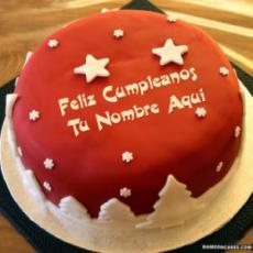 Escribe El Nombre En El pastel Para Cumpleaños