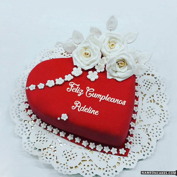 Feliz Cumpleanos Adeline Imagenes De Pastel