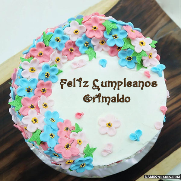 Feliz Cumpleanos Grimaldo Imagenes De Pastel