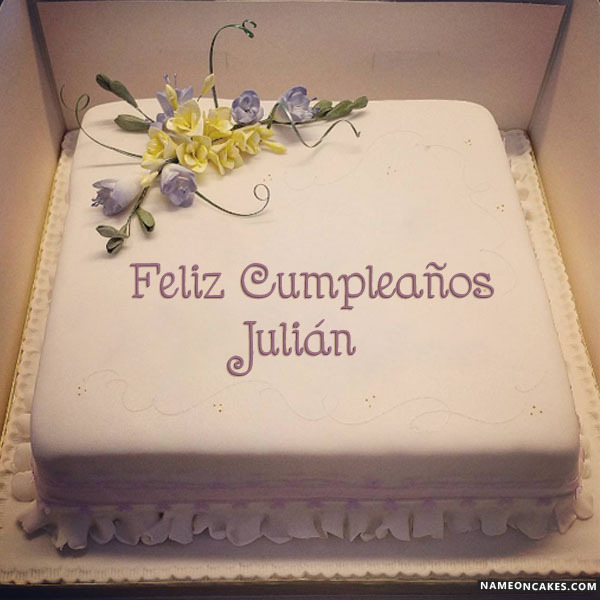 Feliz Cumpleanos Julian Imagenes De Pastel