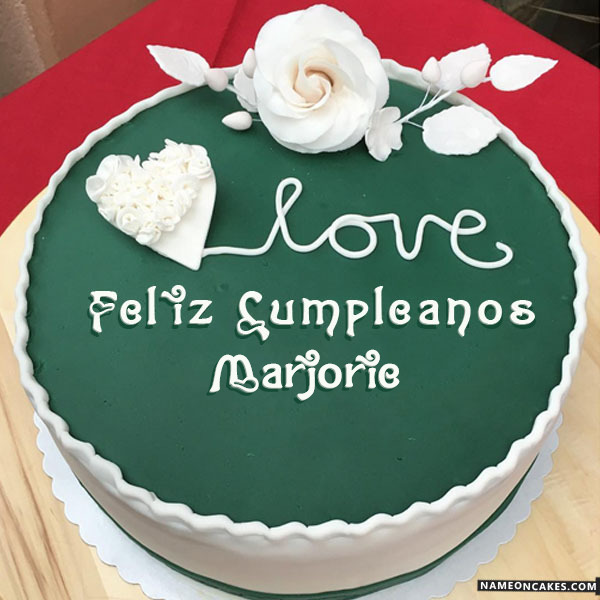Feliz Cumpleanos Marjorie Imagenes De Pastel