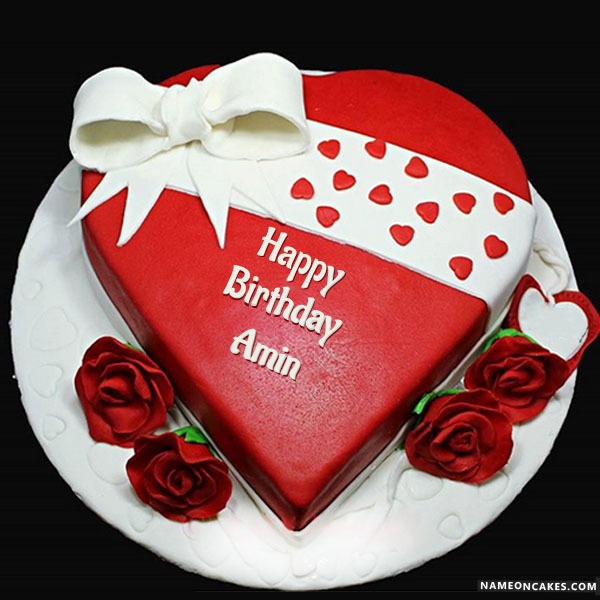 Happy Birthday amin Cake Images