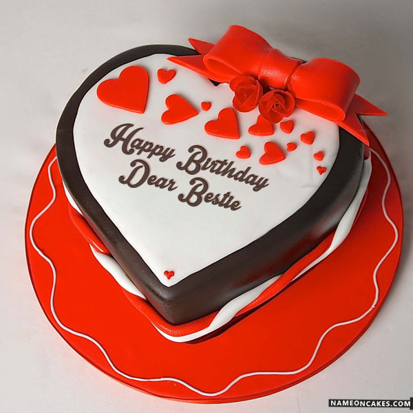 Happy Birthday Dear Friend Special Cake With Your Name