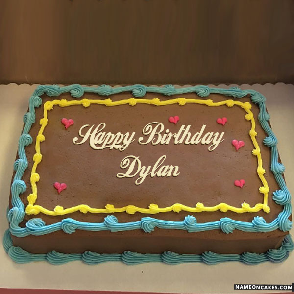 Happy Birthday Dylan Cake Images