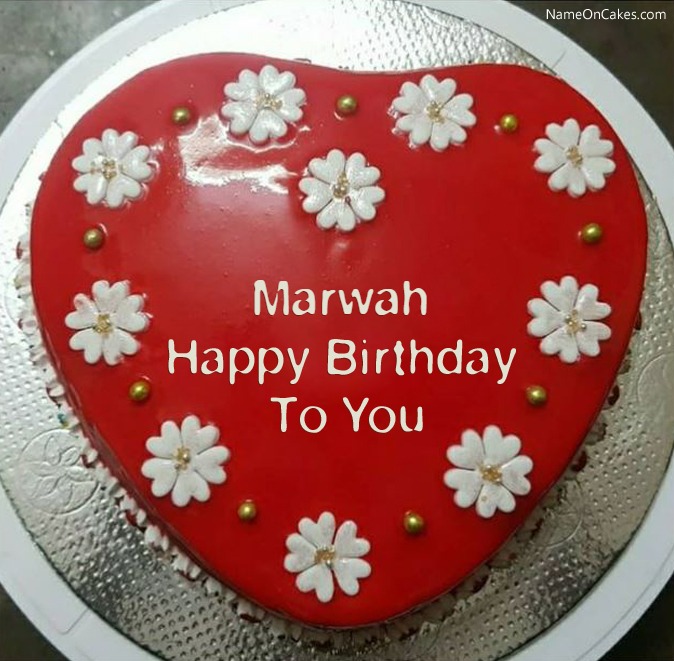 Happy Birthday marwah Cake Images