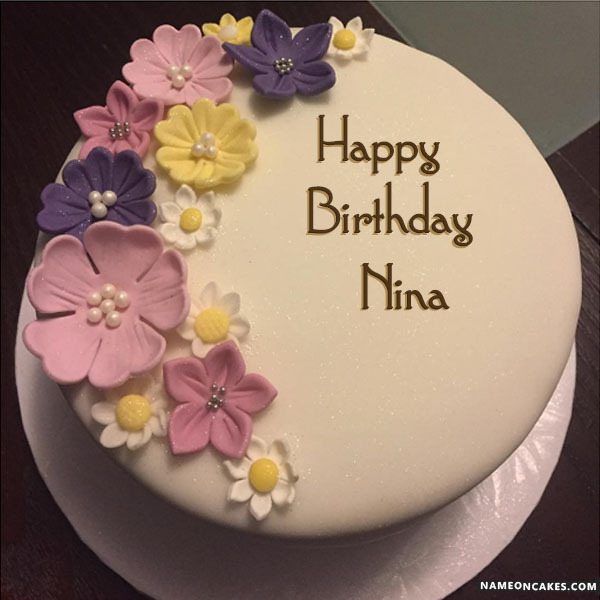 Happy Birthday Nina Cake