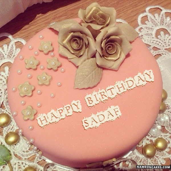 Happy Birthday sadaf Cake Images