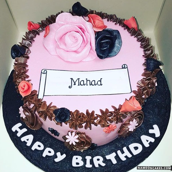 Birthday Cake For Girls With Name for Mahad