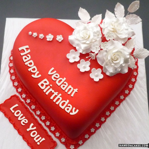 Happy Birthday Cake Images With Name for vedant